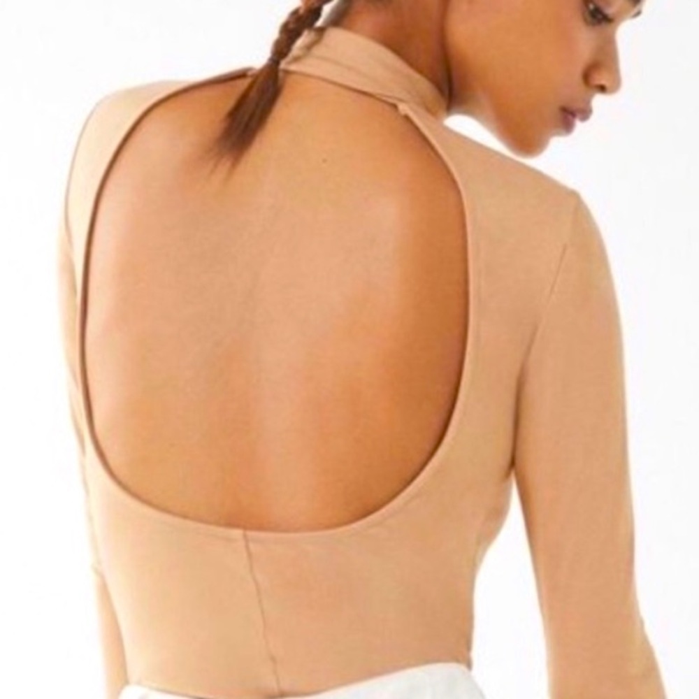 Urban Outfitters Tori Open Back, Turtleneck, Long Sleeve Sz S
